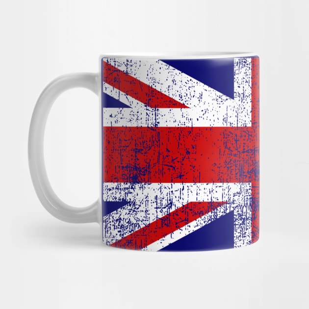 Vintage Union Jack Flag by ArtedPool